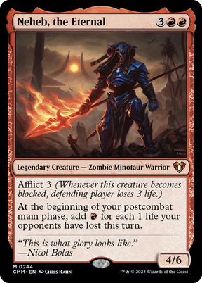 Magic: The Gathering - Neheb, the Eternal Foil - Commander Masters