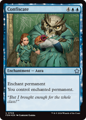 Magic: The Gathering - Confiscate Foil - Foundations