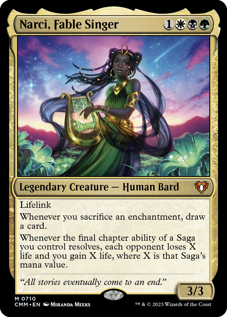 Magic: The Gathering - Narci, Fable Singer - Commander Masters