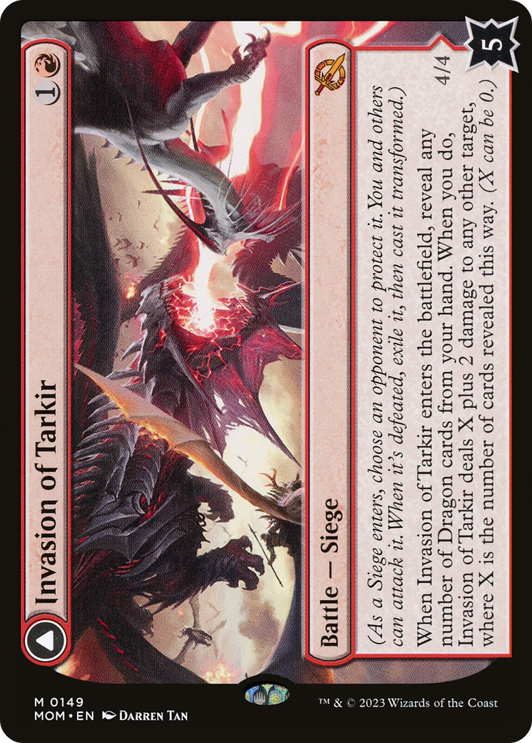 Magic: The Gathering - Invasion of Tarkir // Defiant Thundermaw Foil - March of the Machine