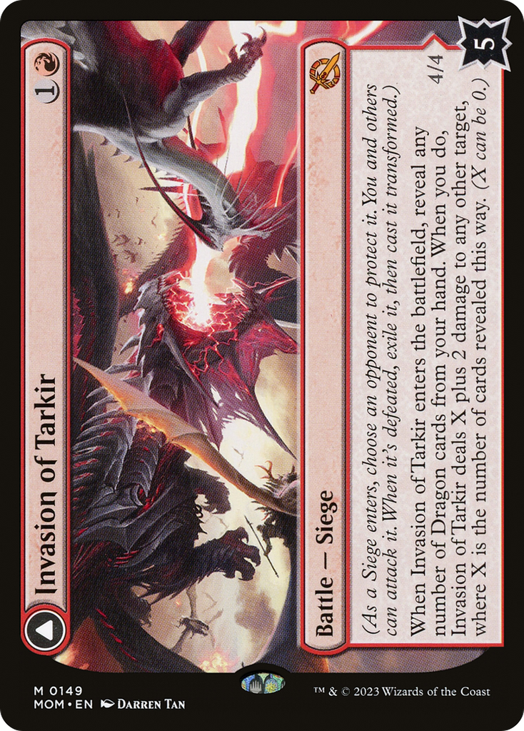 Magic: The Gathering - Invasion of Tarkir // Defiant Thundermaw Foil - March of the Machine