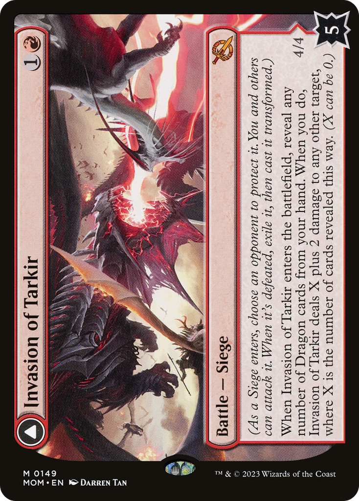 Magic: The Gathering - Invasion of Tarkir // Defiant Thundermaw - March of the Machine