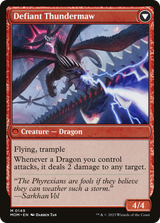 Magic: The Gathering - Invasion of Tarkir // Defiant Thundermaw - March of the Machine