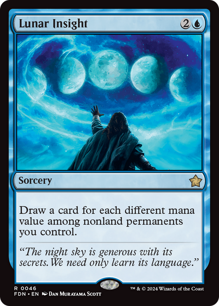 Magic: The Gathering - Lunar Insight Foil - Foundations