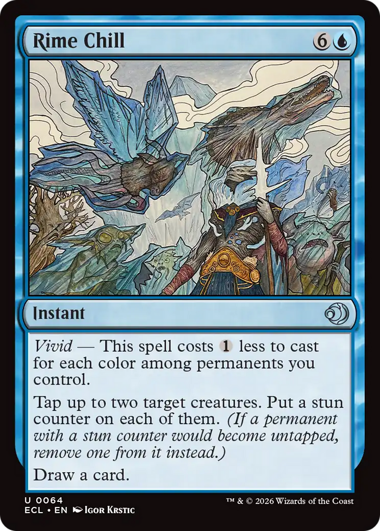 Magic: The Gathering - Rime Chill - Lorwyn Eclipsed