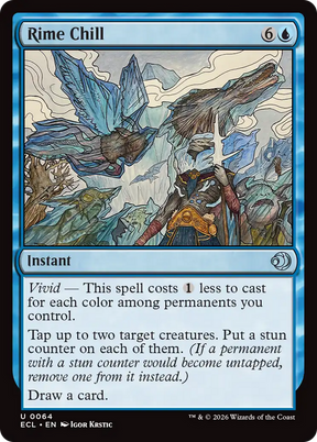 Magic: The Gathering - Rime Chill - Lorwyn Eclipsed
