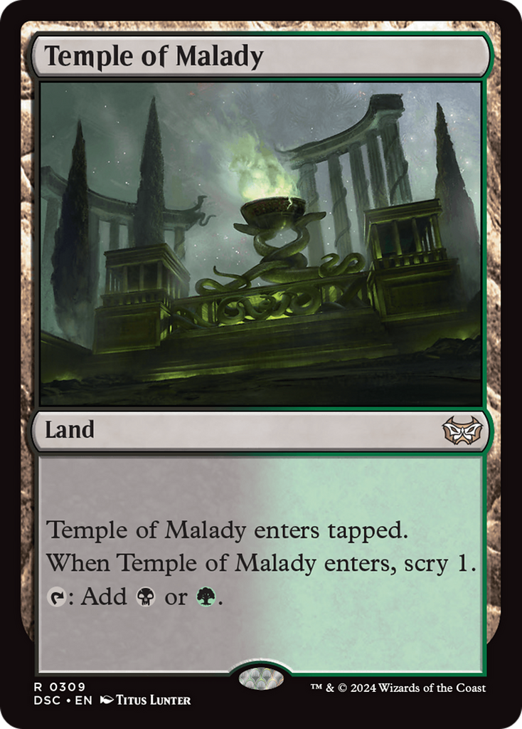 Magic: The Gathering - Temple of Malady - Duskmourn: House of Horror Commander