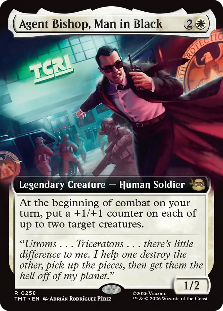 Magic: The Gathering - Agent Bishop, Man in Black - Teenage Mutant Ninja Turtles