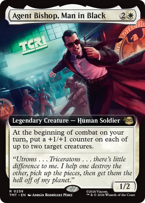 Magic: The Gathering - Agent Bishop, Man in Black - Teenage Mutant Ninja Turtles