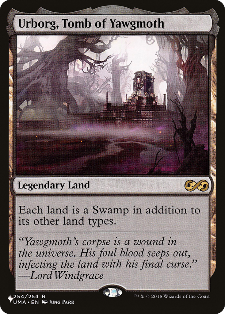 Magic: The Gathering - Urborg, Tomb of Yawgmoth - The List