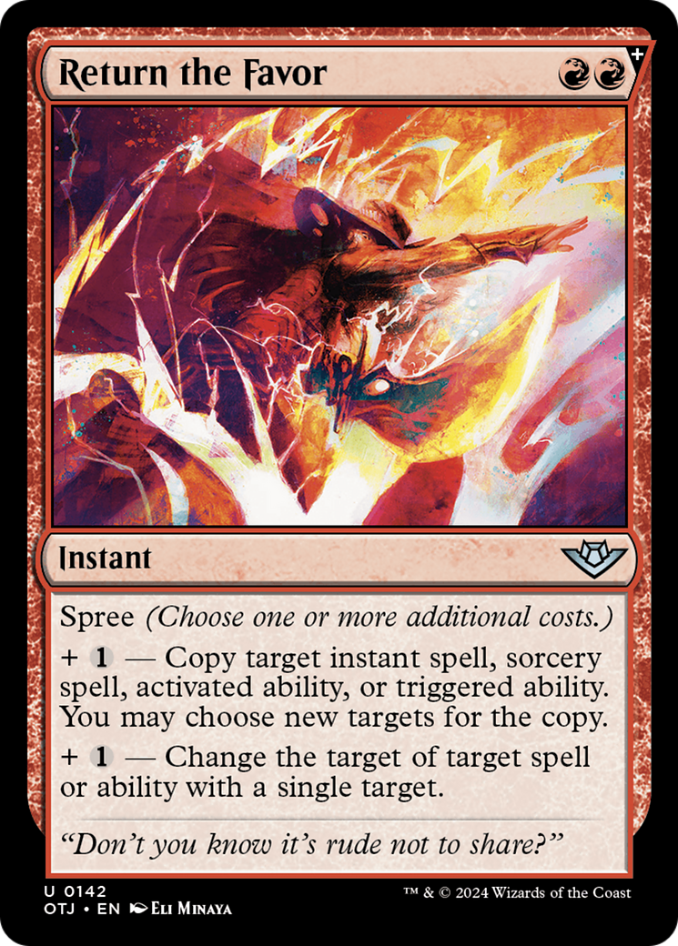 Magic: The Gathering - Return the Favor Foil - Outlaws of Thunder Junction