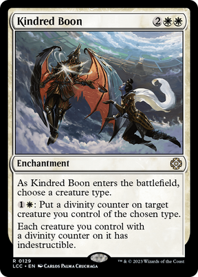 Magic: The Gathering - Kindred Boon - The Lost Caverns of Ixalan Commander
