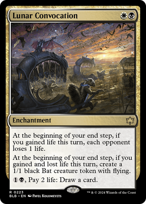 Magic: The Gathering - Lunar Convocation Foil - Bloomburrow