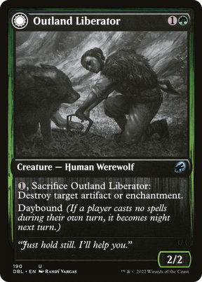 Magic: The Gathering - Outland Liberator // Frenzied Trapbreaker - Innistrad: Double Feature