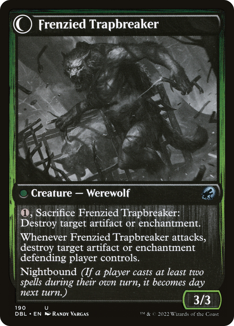 Magic: The Gathering - Outland Liberator // Frenzied Trapbreaker Foil - Innistrad: Double Feature