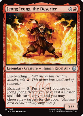 Magic: The Gathering - Jeong Jeong, the Deserter - Avatar: The Last Airbender