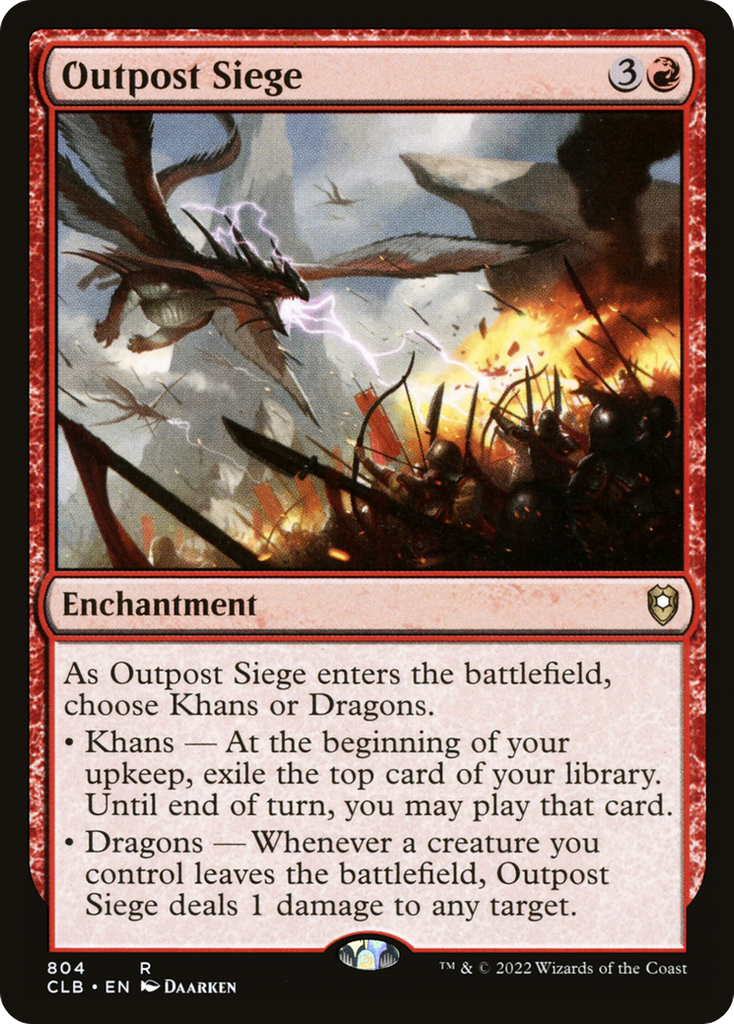 Magic: The Gathering - Outpost Siege - Commander Legends: Battle for Baldur's Gate