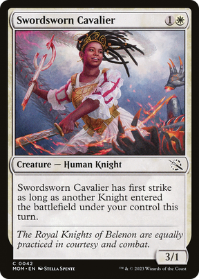 Magic: The Gathering - Swordsworn Cavalier Foil - March of the Machine