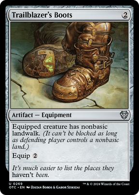 Magic: The Gathering - Trailblazer's Boots - Outlaws of Thunder Junction Commander