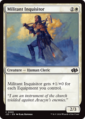 Magic: The Gathering - Militant Inquisitor - Foundations Jumpstart