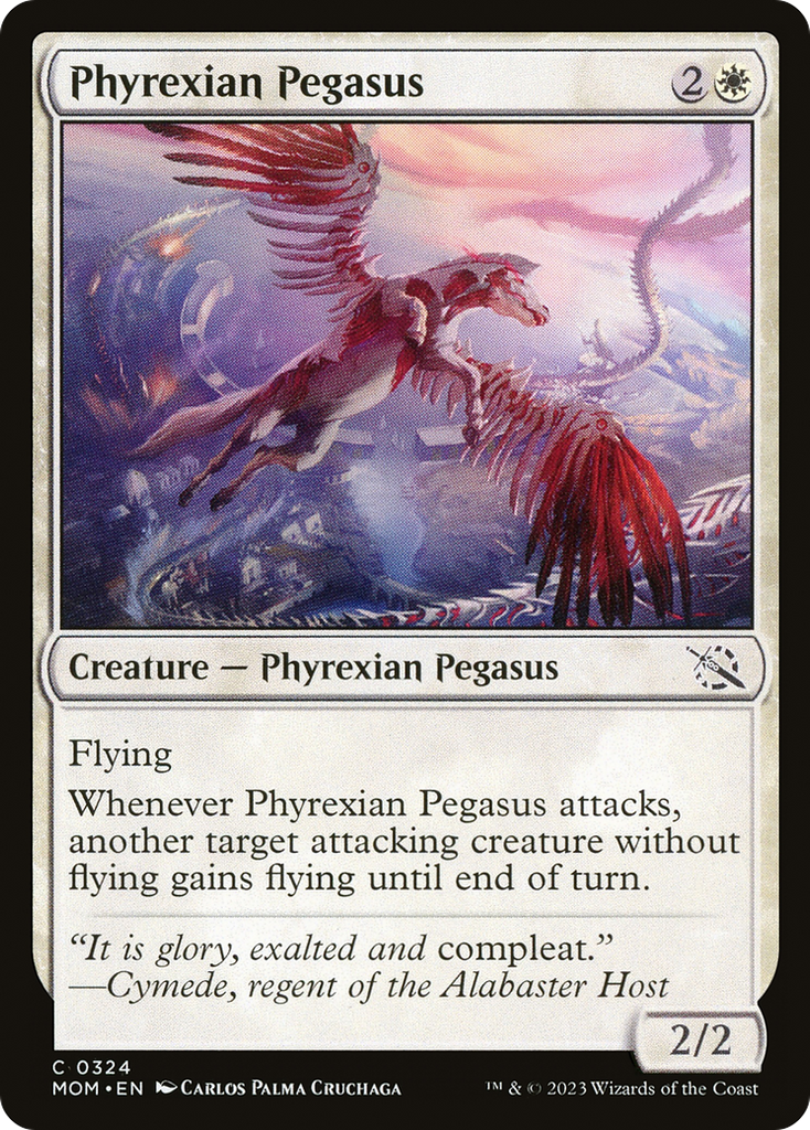 Magic: The Gathering - Phyrexian Pegasus Foil - March of the Machine