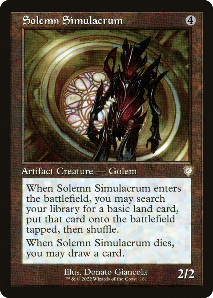 Magic: The Gathering - Solemn Simulacrum - The Brothers' War Commander