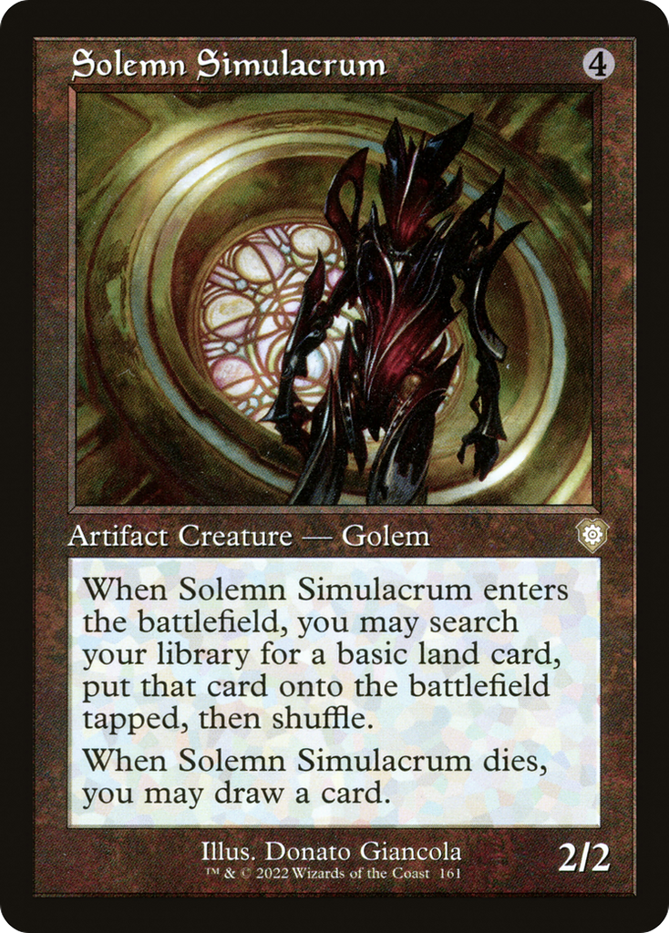 Magic: The Gathering - Solemn Simulacrum - The Brothers' War Commander