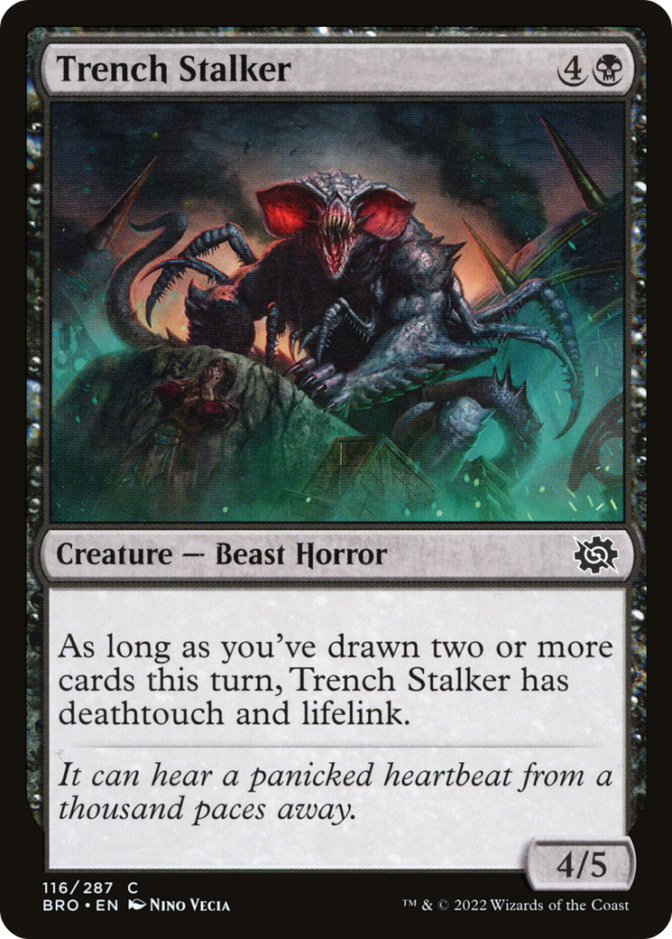 Magic: The Gathering - Trench Stalker Foil - The Brothers' War
