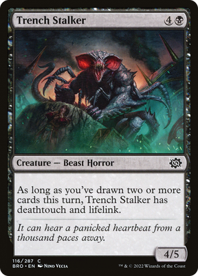 Magic: The Gathering - Trench Stalker Foil - The Brothers' War