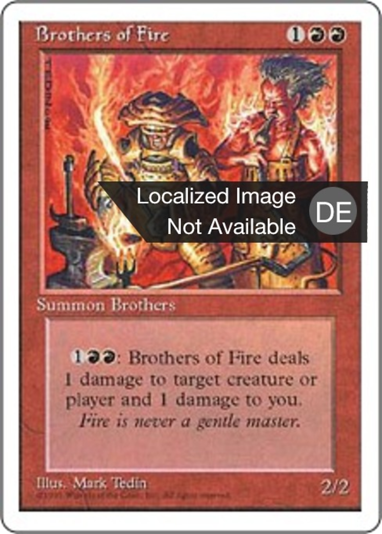 Magic: The Gathering - Bruderschaft des Feuers - Fourth Edition