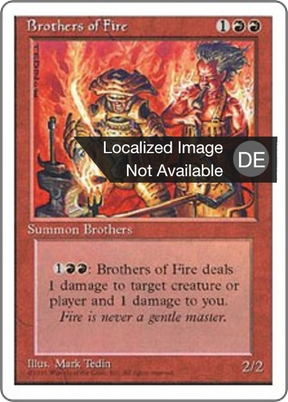 Magic: The Gathering - Bruderschaft des Feuers - Fourth Edition