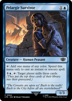 Magic: The Gathering - Pelargir Survivor Foil - The Lord of the Rings: Tales of Middle-earth