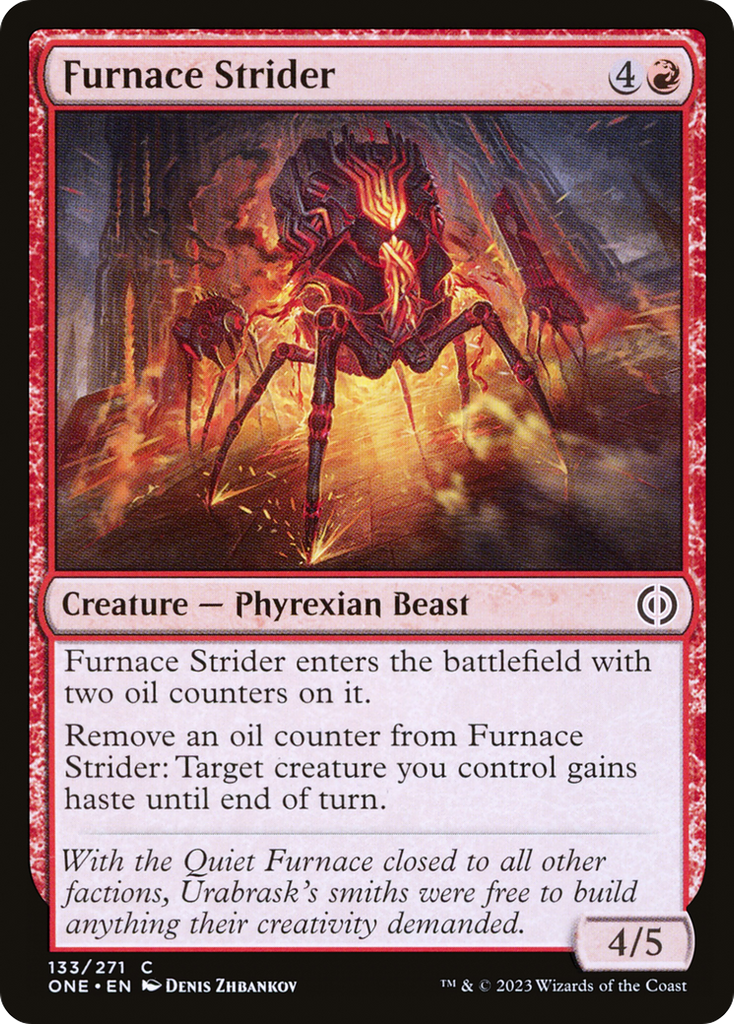 Magic: The Gathering - Furnace Strider - Phyrexia: All Will Be One