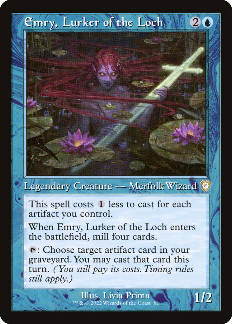 Magic: The Gathering - Emry, Lurker of the Loch - The Brothers' War Commander