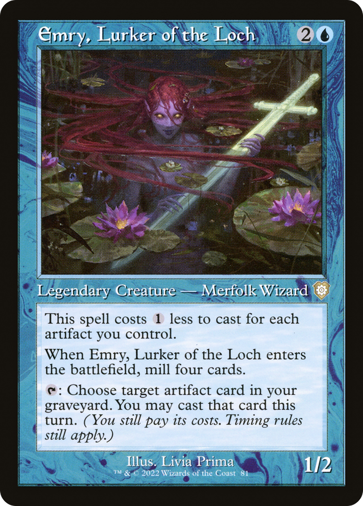 Magic: The Gathering - Emry, Lurker of the Loch - The Brothers' War Commander