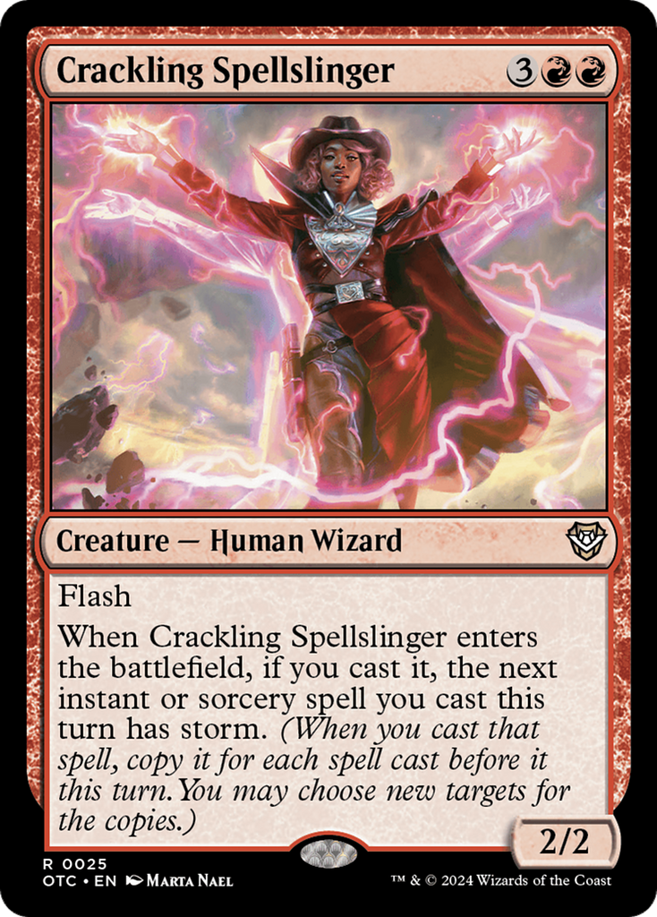 Magic: The Gathering - Crackling Spellslinger - Outlaws of Thunder Junction Commander
