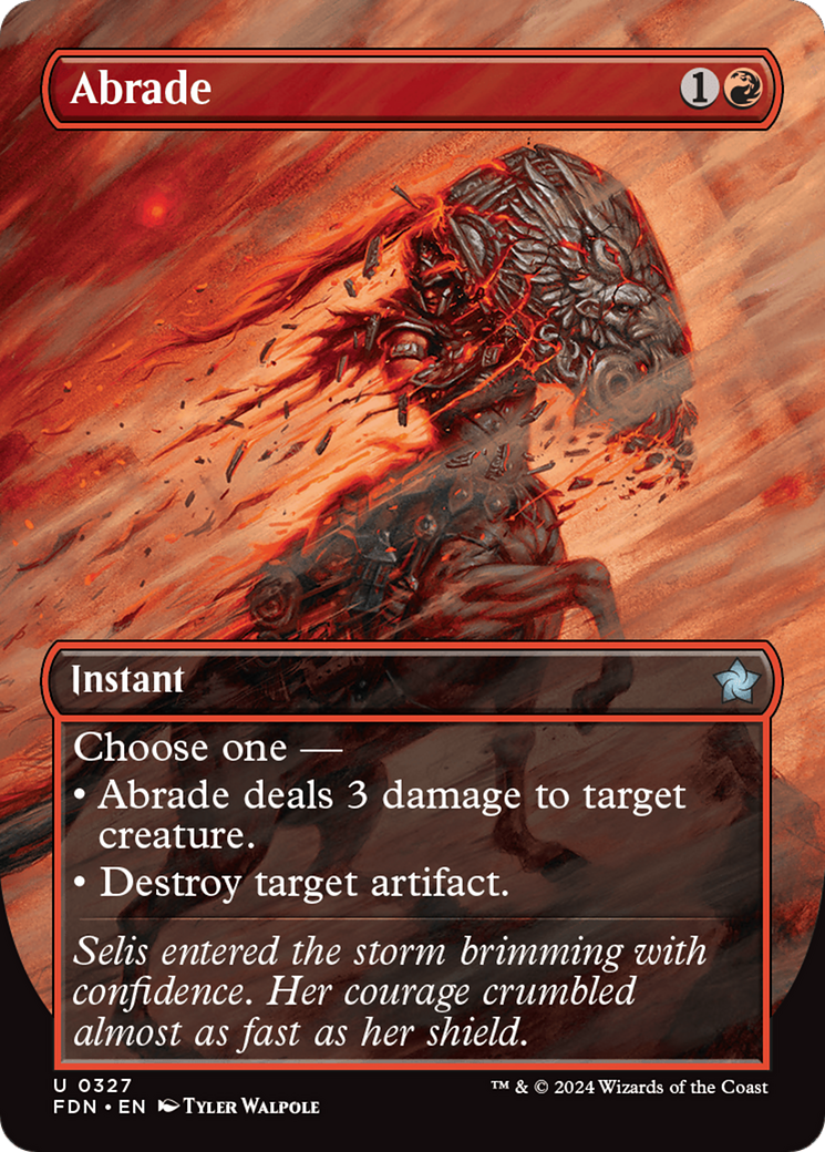 Magic: The Gathering - Abrade - Foundations