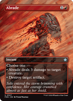 Magic: The Gathering - Abrade - Foundations