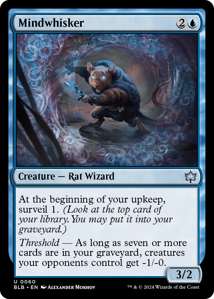 Magic: The Gathering - Mindwhisker Foil - Bloomburrow