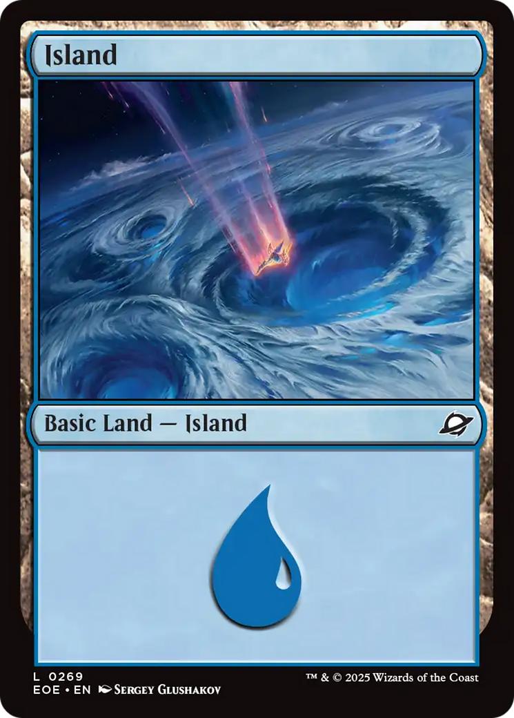Magic: The Gathering - Island #269 Foil - Edge of Eternities