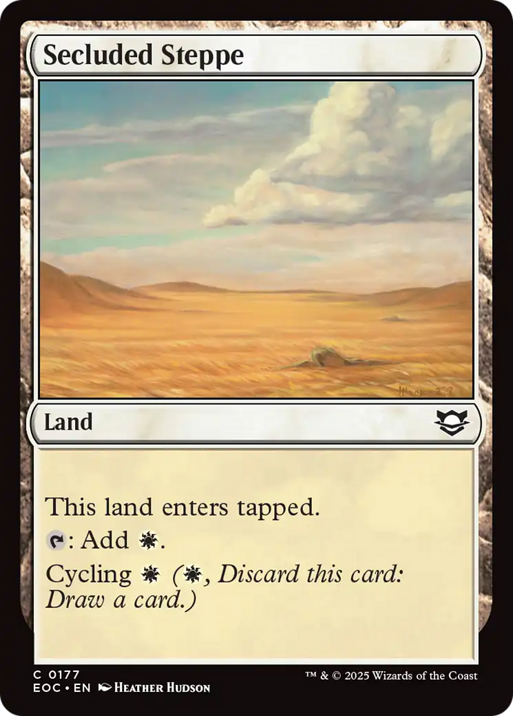 Magic: The Gathering - Secluded Steppe - Edge of Eternities Commander