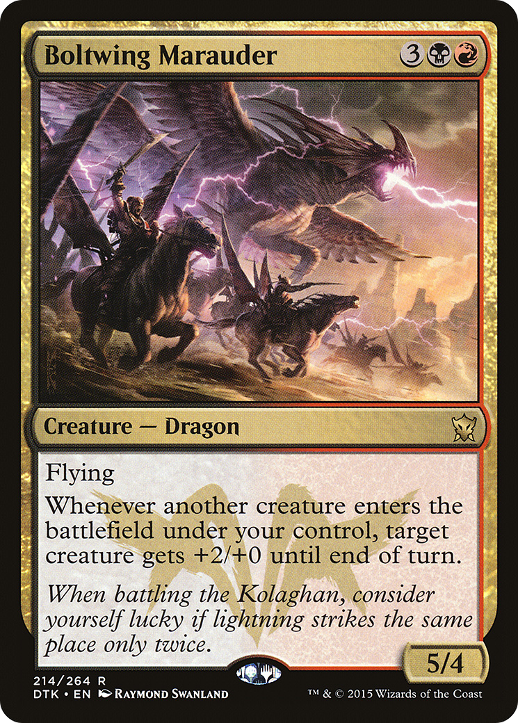 Magic: The Gathering - Boltwing Marauder Foil - Dragons of Tarkir