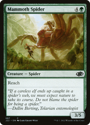 Magic: The Gathering - Mammoth Spider - Jumpstart 2022