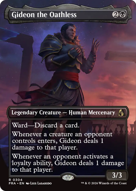 Magic: The Gathering - Gideon the Oathless Foil - Reality Fracture