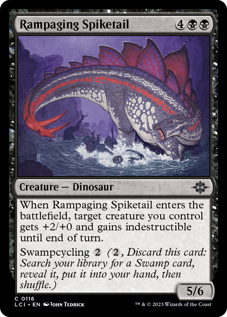 Magic: The Gathering - Rampaging Spiketail - The Lost Caverns of Ixalan