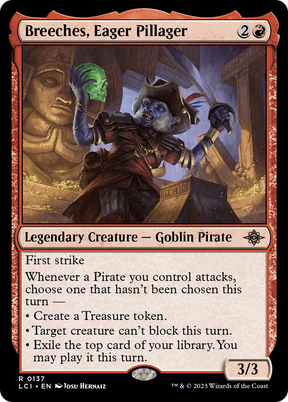 Magic: The Gathering - Breeches, Eager Pillager Foil - The Lost Caverns of Ixalan