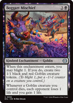 Magic: The Gathering - Boggart Mischief - Lorwyn Eclipsed