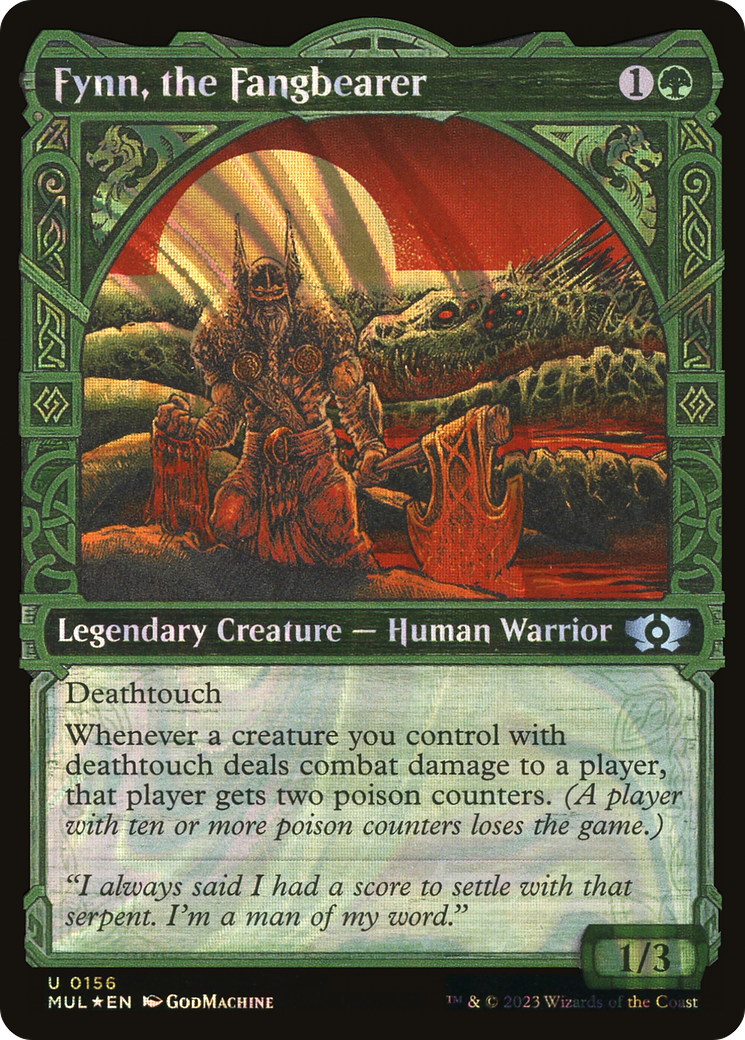Magic: The Gathering - Fynn, the Fangbearer Foil - Multiverse Legends