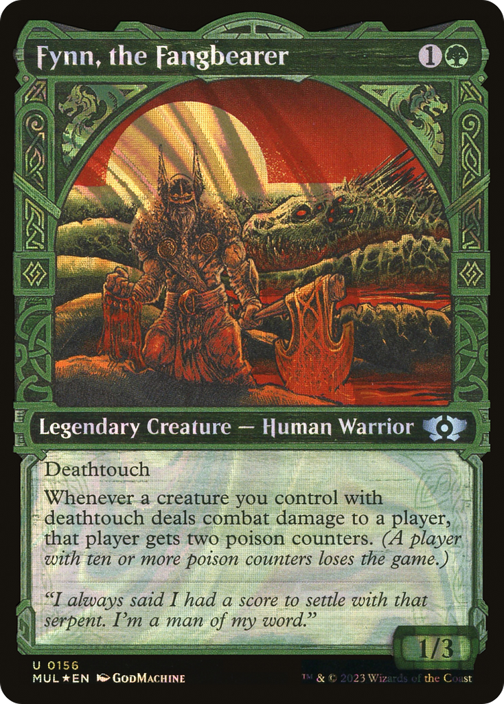 Magic: The Gathering - Fynn, the Fangbearer Foil - Multiverse Legends