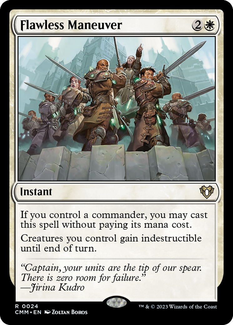 Magic: The Gathering - Flawless Maneuver Foil - Commander Masters